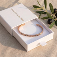 Thumbnail for Bracelet confiance en soi — dans l'écrin cadeau, or rose | SKU: bgby-rg