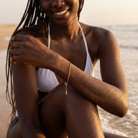 Thumbnail for Bracelet doré femme — photo portée dans l'eau, waterproof, or | SKU: lafinesse