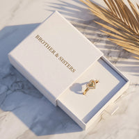 Thumbnail for Bague coeur — dans l'écrin cadeau, or | SKU: lecoeur