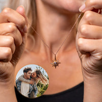 Thumbnail for Protect Photo Personalised Necklace  - Photo Necklace - Photo Projection Necklace Necklace Brother & Sisters