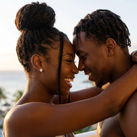 Thumbnail for Boucles d'oreilles goutte — photo en couple, argent | SKU: 505174