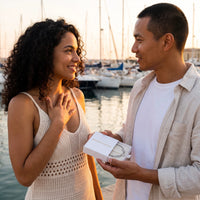 Thumbnail for The silver bracelet offered as a gift | SKU: 42007-silver