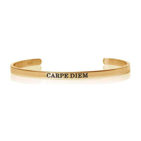 Thumbnail for Bracelet carpe diem — photo produit sur fond blanc, or