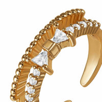 Thumbnail for Bague papillon — photo produit sur fond blanc, or