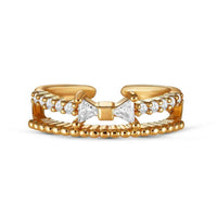 Thumbnail for Bague papillon — photo produit sur fond blanc, or