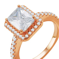 Thumbnail for Bague de promesse — photo produit sur fond blanc, argent
