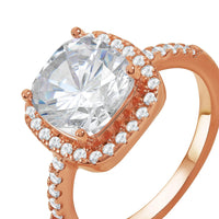 Thumbnail for Bague or rose — photo produit sur fond blanc, argent