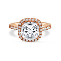 Thumbnail for Bague or rose — photo produit sur fond blanc, argent