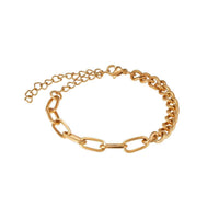 Thumbnail for Bracelet maille — photo produit sur fond blanc, or