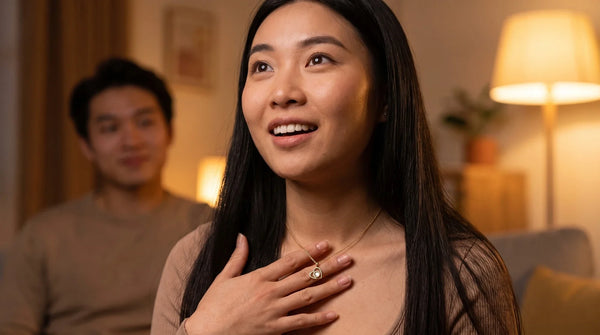 Affordable Jewelry Gifts for Girlfriend She’ll Wear: heart photo necklace worn, personalized jewelry in 304L stainless steel
