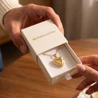 Thumbnail for Collier Médaillon Photo Coeur Cristal