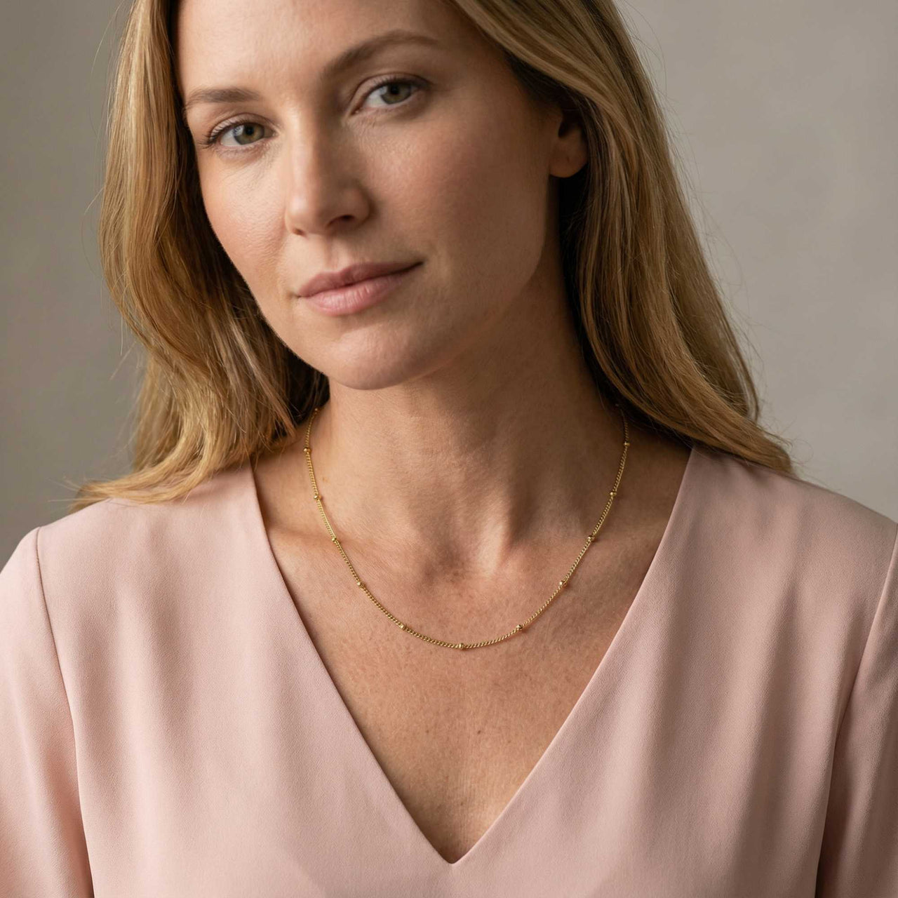 Collier Chaîne Perlée Julia