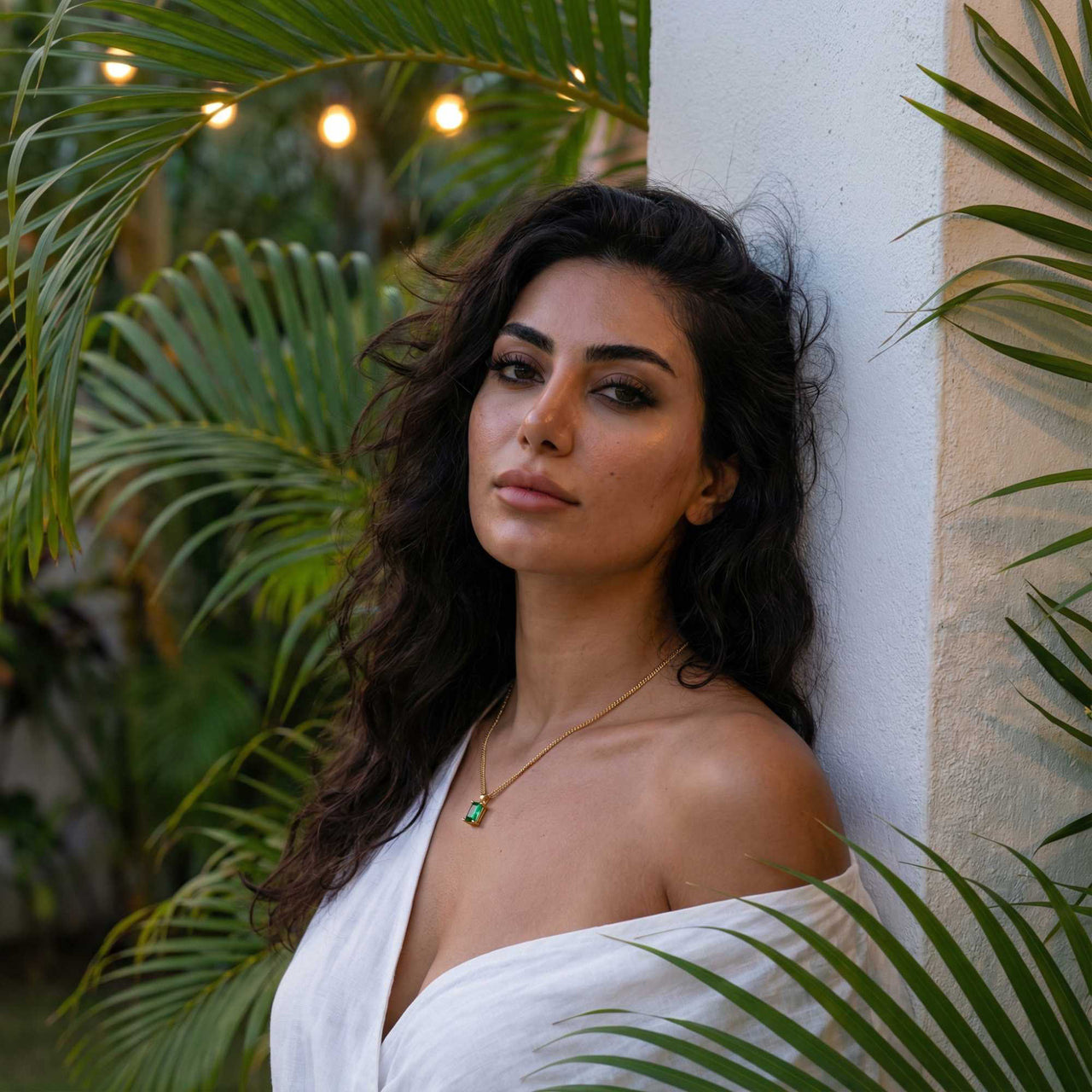 Collier Pendentif Émeraude