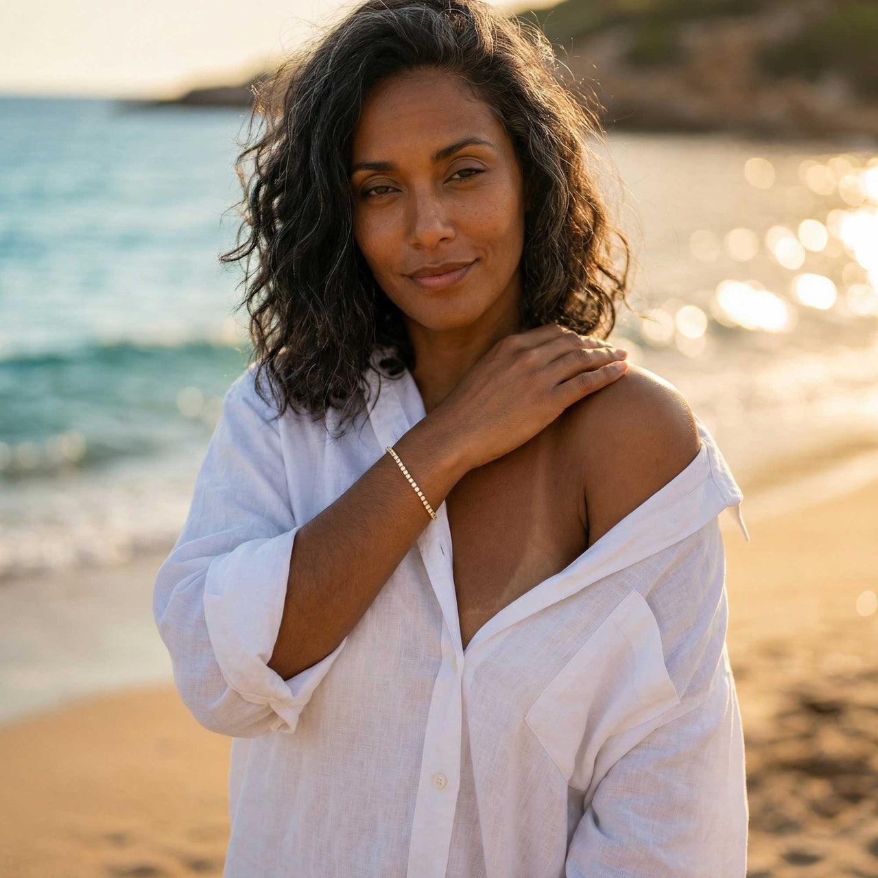 Collier Saona Triple Rangs