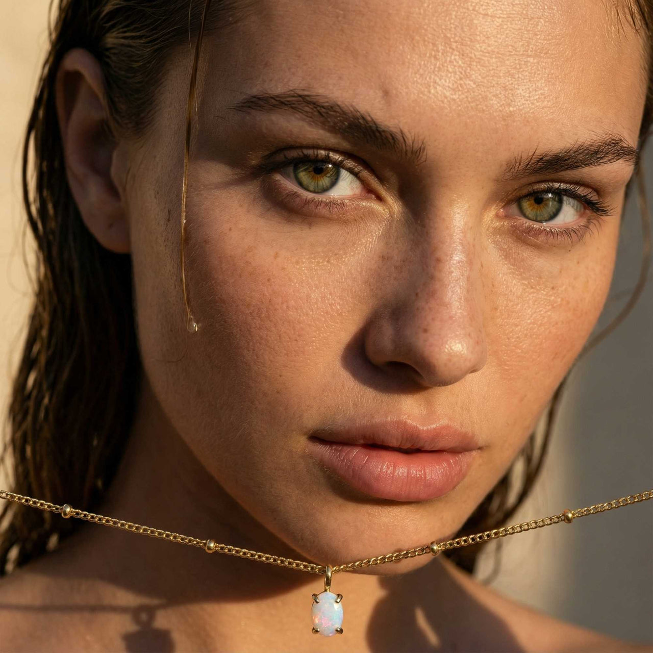 Collier Pendentif Opale