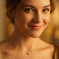 Thumbnail for Collier Pendentif Fleur