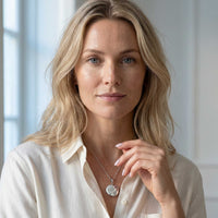 Thumbnail for Collier Médaillon Photo Rond