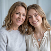 Thumbnail for Collier Médaillon Photo Coeur Floral