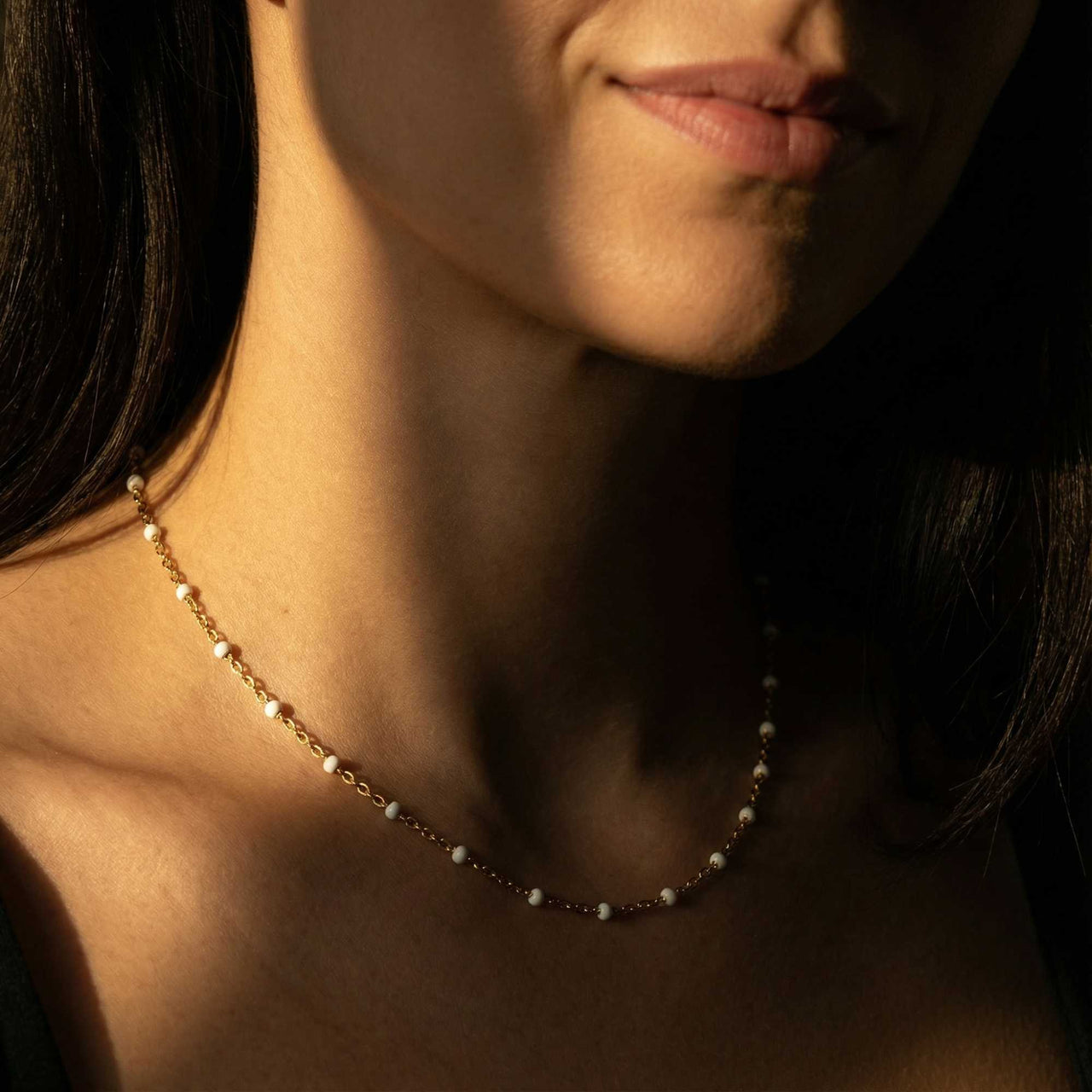 Ras-de-Cou Perles Blanches