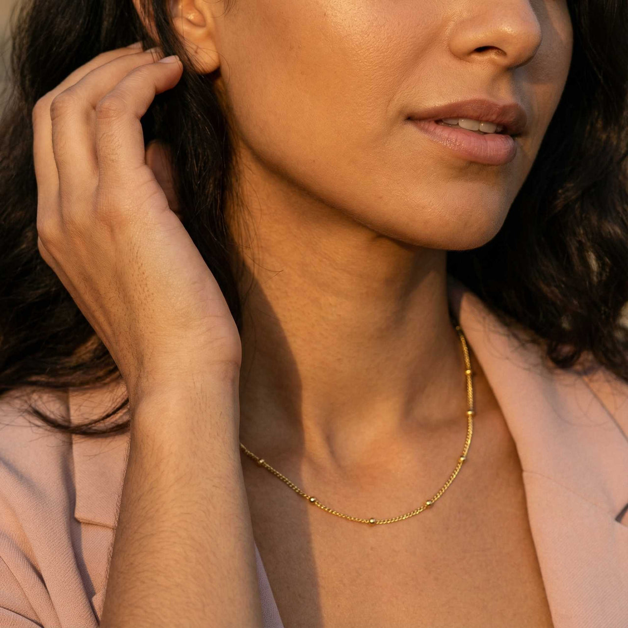 Collier Chaîne Perlée Julia