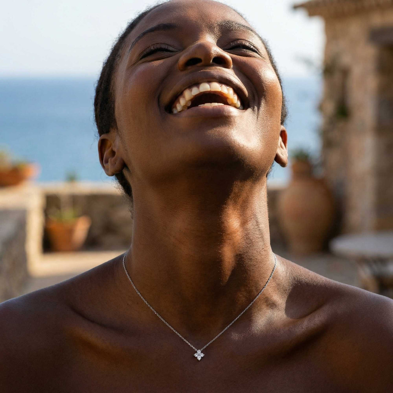 Collier Pendentif Fleur