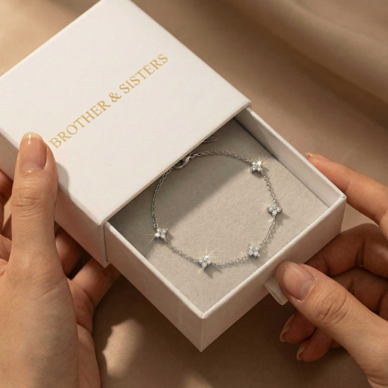 Bracelet Fleur Cristal