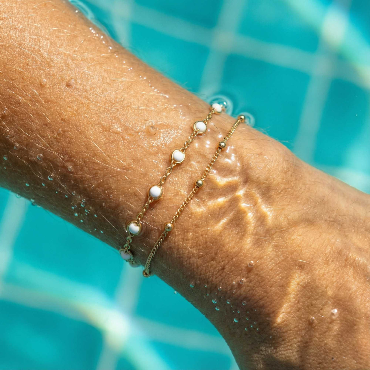 Bracelet Double White