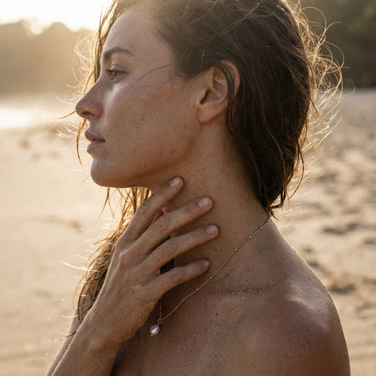 Collier Perle Goutte