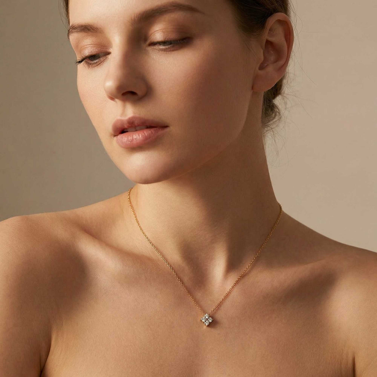 Collier Pendentif Fleur