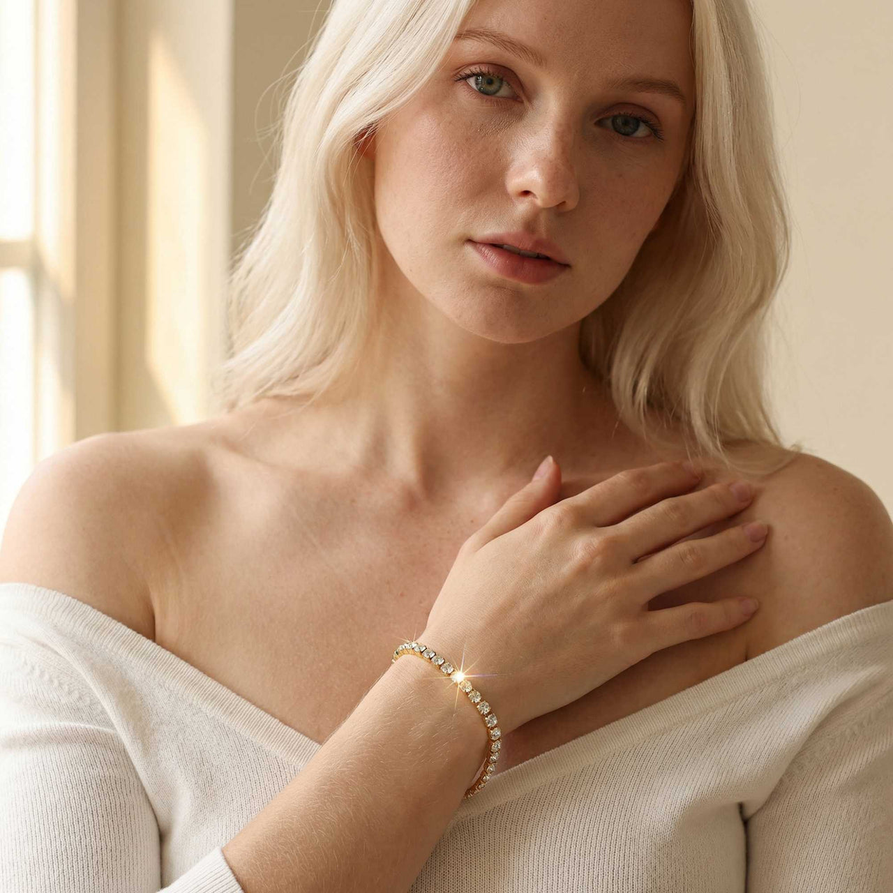 Collier Saona Triple Rangs