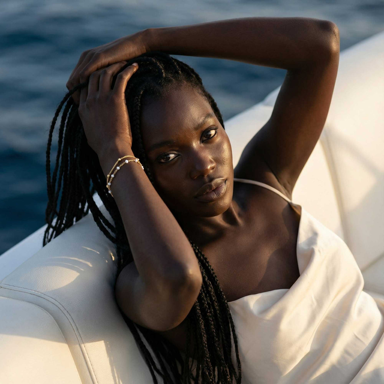 Bracelet Double White