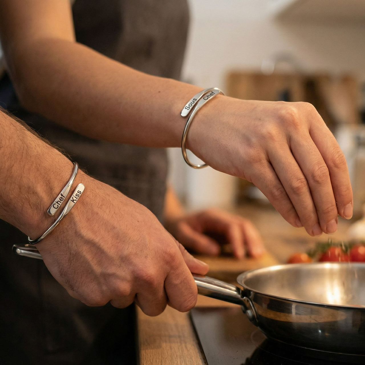 Bracelet Couple Enroulé