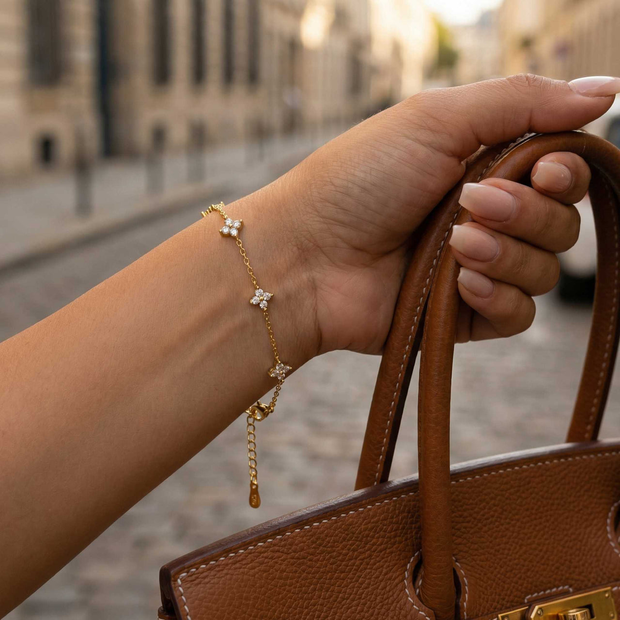Bracelet Fleur Cristal