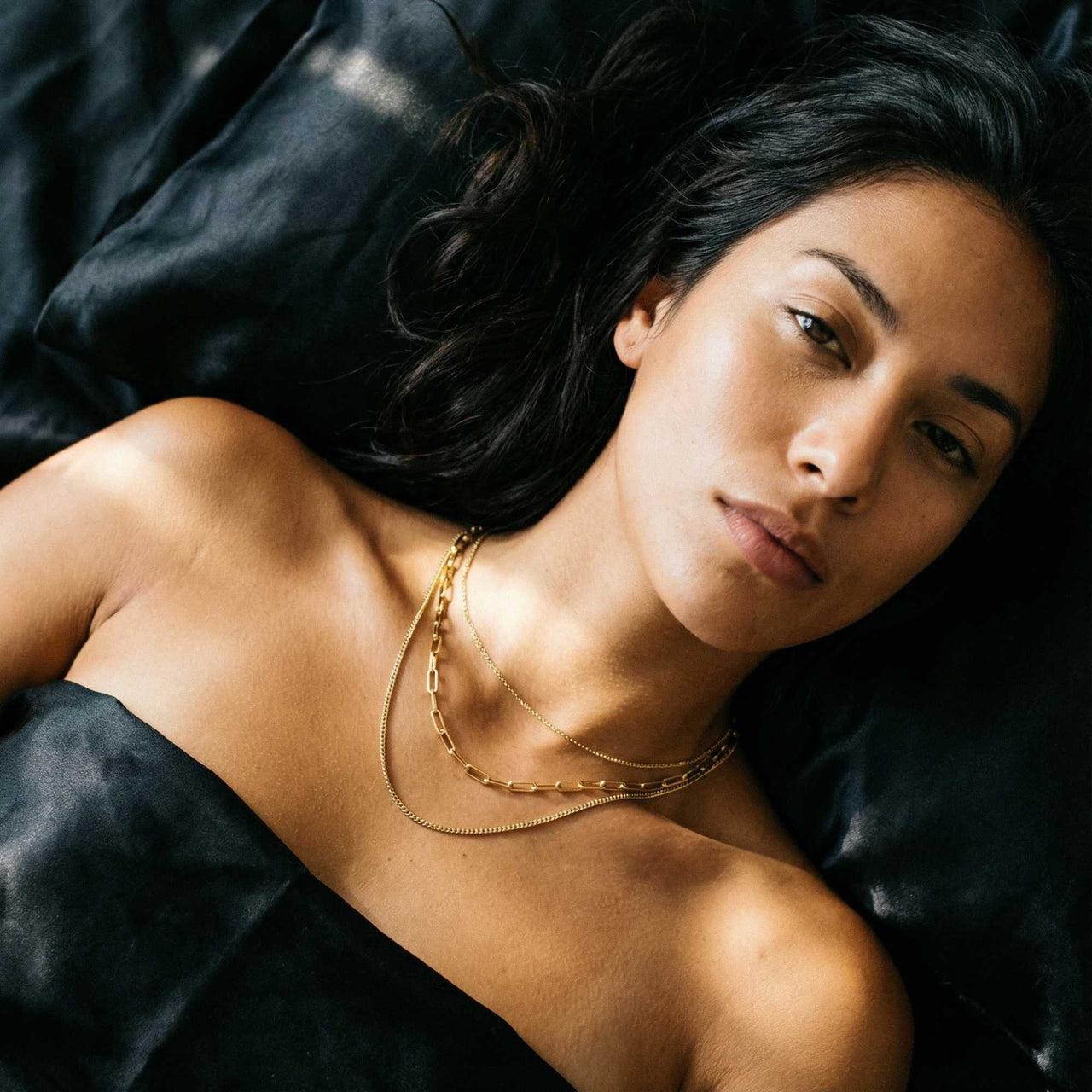 Collier Saona Triple Rangs