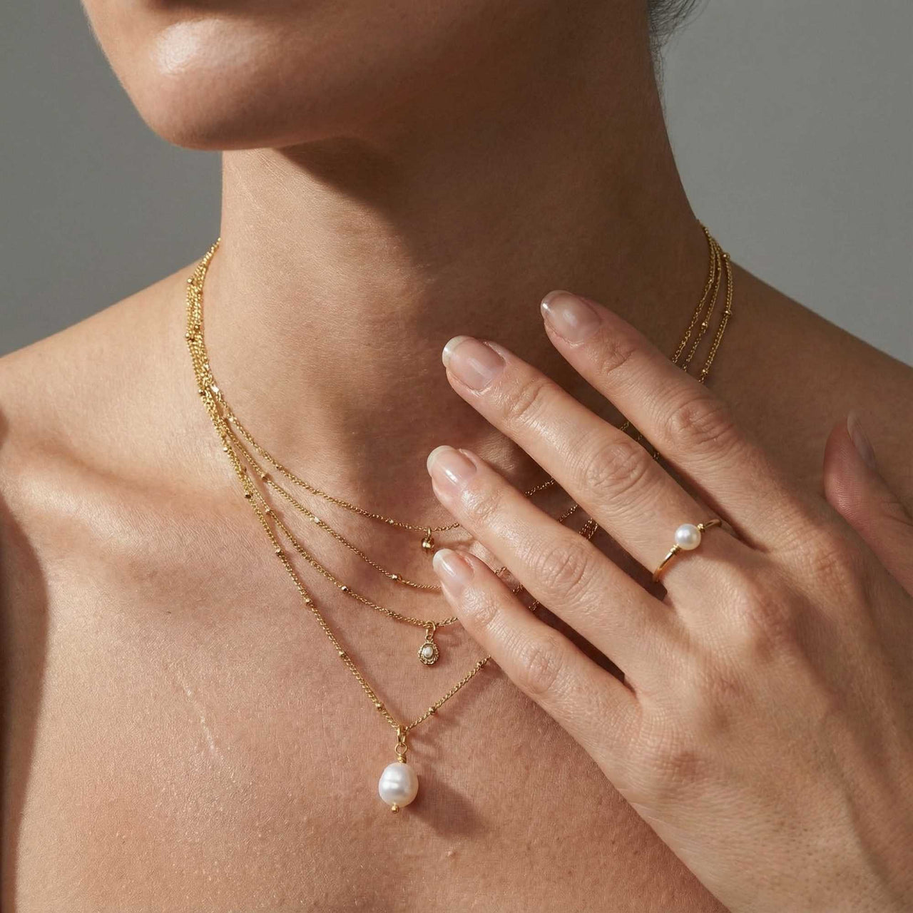 Collier Perle Goutte