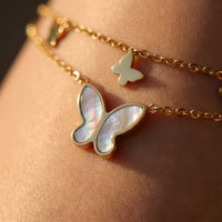 Thumbnail for Chaîne de Cheville Papillon Nacre