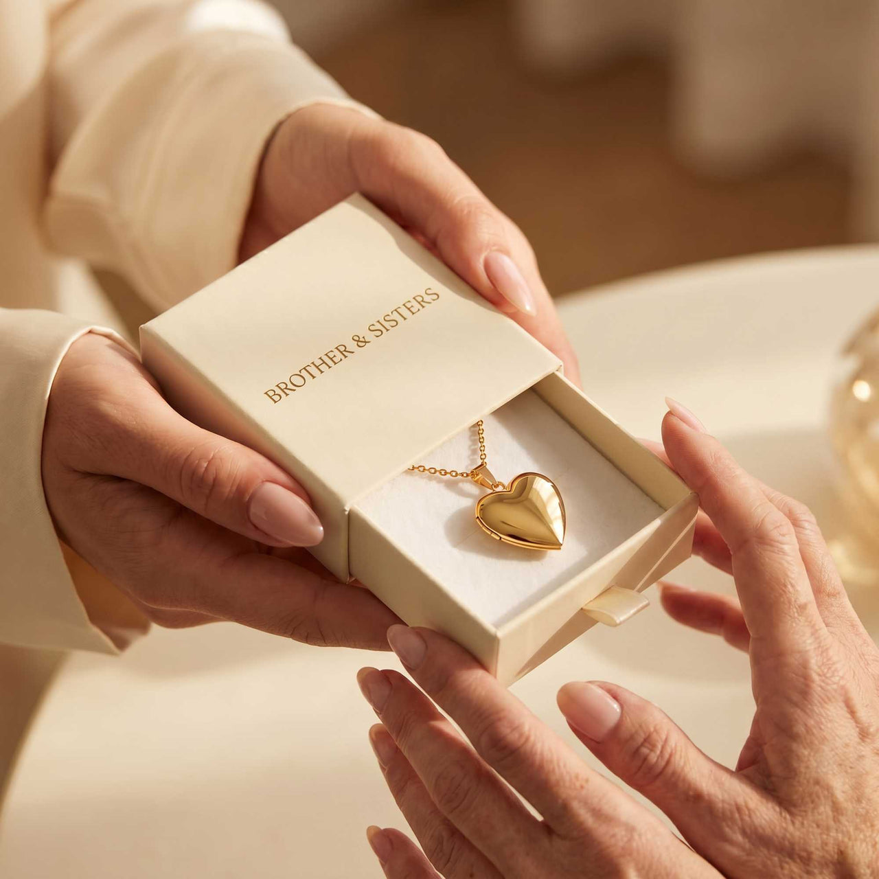 Collier Médaillon Photo Coeur