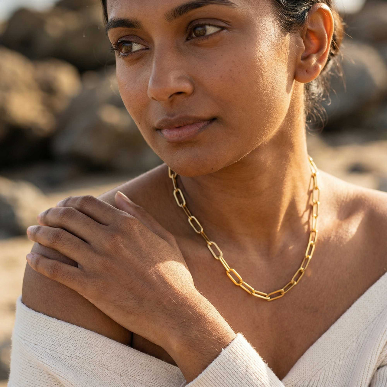 Collier Chaîne Trombone Ria