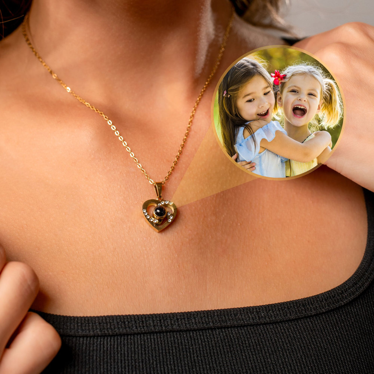 Love Photo Necklace