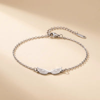 Thumbnail for Angel Wings Bracelet, silver | SKU: 42006-silver