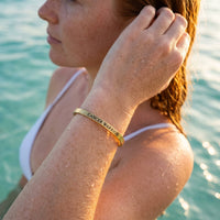 Thumbnail for Bijoux acier inoxydable — photo portée dans l'eau, waterproof, or | SKU: 7220397-gold-plated-color