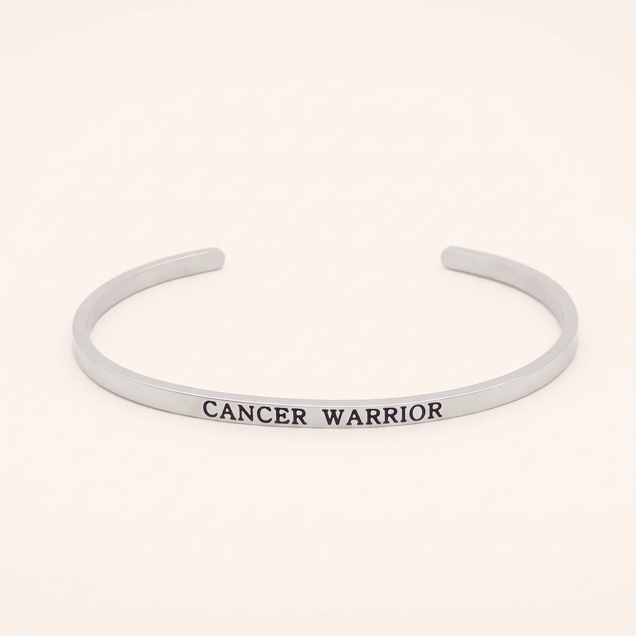 Bracelet octobre rose — photo produit sur fond blanc, argent | SKU: 7220397-silver-plated