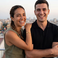 Thumbnail for Bracelet carpe diem — photo en couple, or | SKU: cp-g