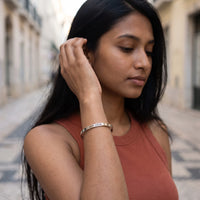 Thumbnail for Bracelet message — photo portée, geste du quotidien, argent | SKU: cp-wg