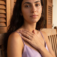 Thumbnail for Bague coeur — photo portée, geste du quotidien, or | SKU: lecoeur