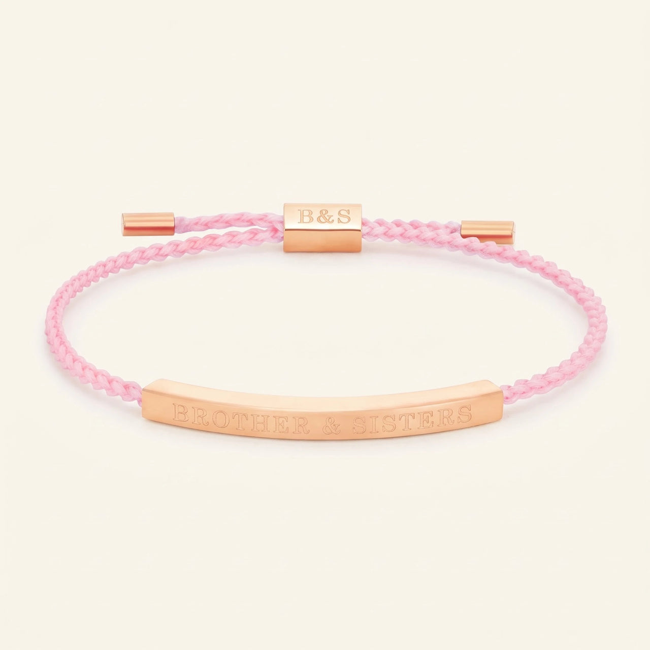 Bracelet amitié — photo produit sur fond blanc, or rose | SKU: lecorail-rg