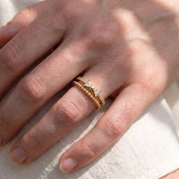 Thumbnail for Bague réglable — gros plan sur les détails, or | SKU: lepapillon