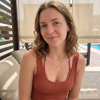 Thumbnail for Collier doré femme — photo portée un jour de détente, or | SKU: le-tendance-g