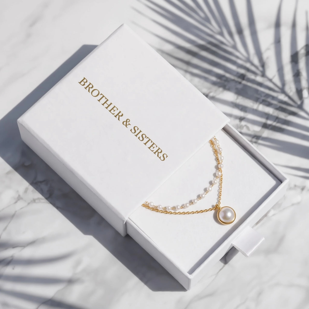 Bracelet perle — dans l'écrin cadeau, or | SKU: l-epure