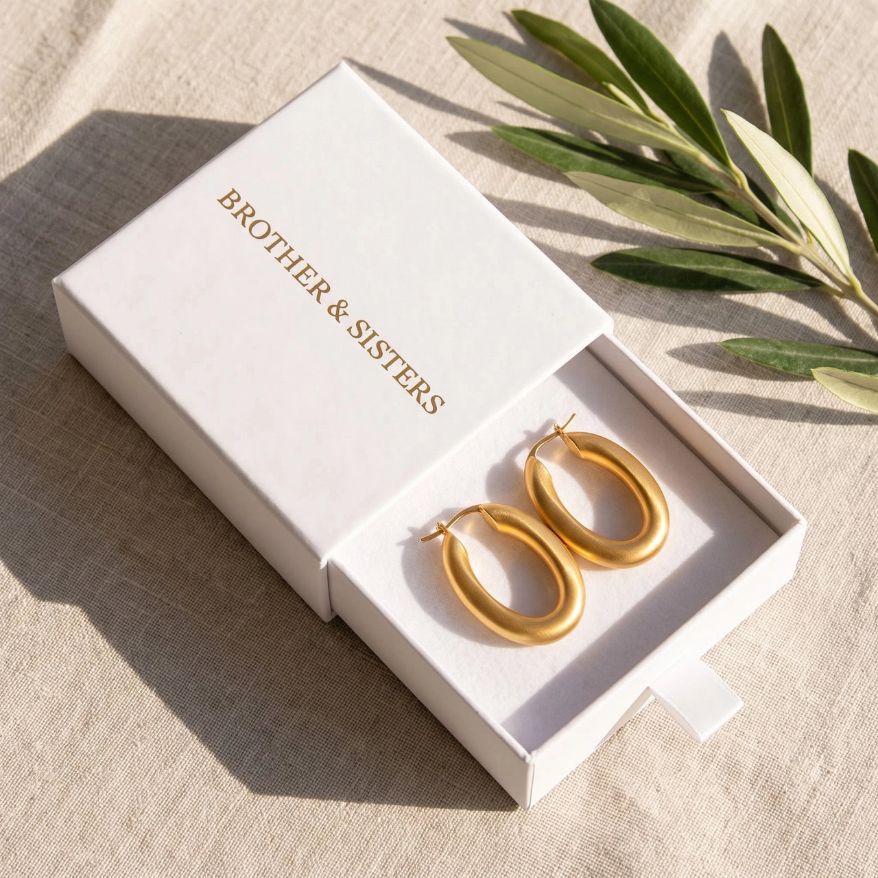 Créoles or — dans l'écrin cadeau, or | SKU: lesmates